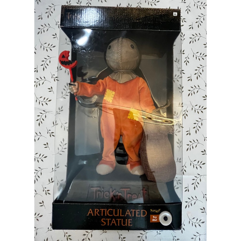 Trick r Treat Sam Articulated Statue 14 Inch Spirit Halloween Horror Figure